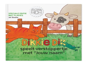Dikkie Dik XXL flapjesboek - Verstoppertje