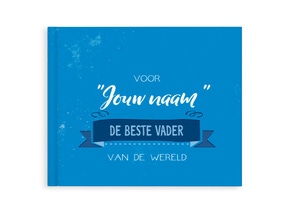 Boek met naam en foto's - De beste vader van de wereld (Softcover)