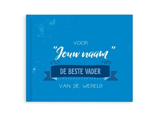Boek met naam en foto's - De beste vader van de wereld (Softcover)
