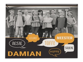 Juf / Meester tegel bedrukken - Keramiek - 15 x 15 cm