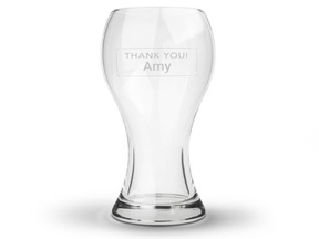 Weizen Bierglas graveren