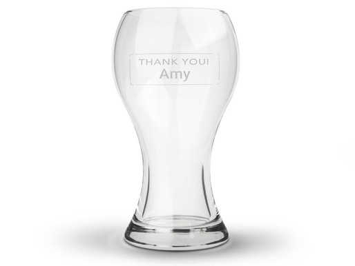 Weizen Bierglas graveren