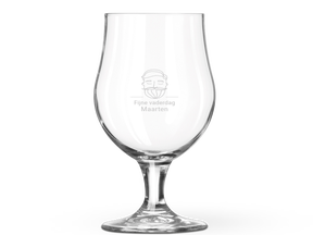 Bierglas met naam graveren