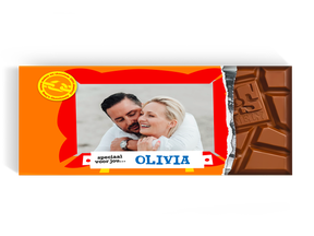 Mega Tony's Chocolonely met naam en foto ( 5 repen)