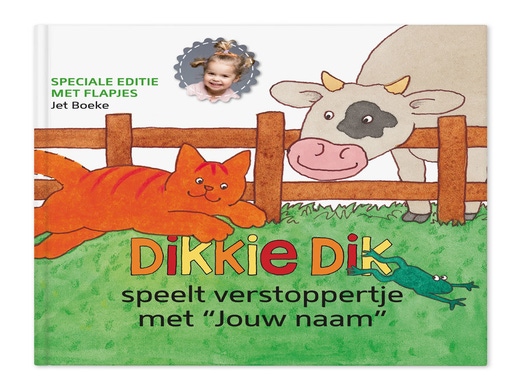 Dikkie Dik XXL flapjesboek - Verstoppertje
