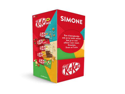 KitKat Mini Mix box naam en foto