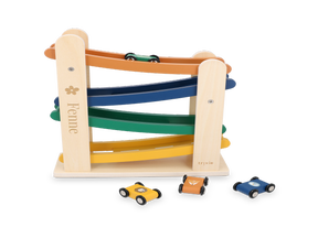 Trixie houten racebaan met naam