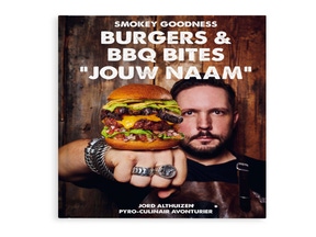Burgers & BBQ Bites kookboek met naam en foto - Hardcover
