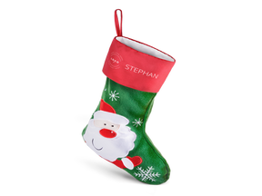Kerstsok met naam bedrukken