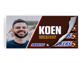 Gepersonaliseerde Snickers Repen Giftbox