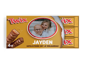 Gepersonaliseerde Twix Repen Giftbox
