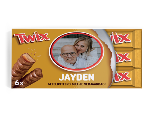 Gepersonaliseerde Twix Repen Giftbox
