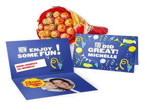 Chupa Chups Lolly Boeket met persoonlijke wenskaart