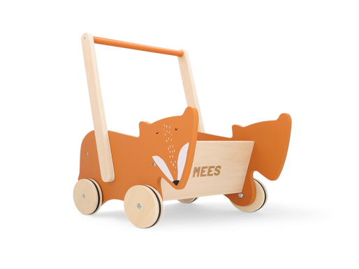 Trixie houten loopwagen met naam