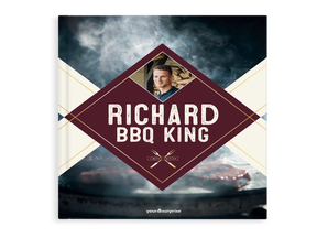 Gepersonaliseerd barbecue kookboek - BBQ King/Queen