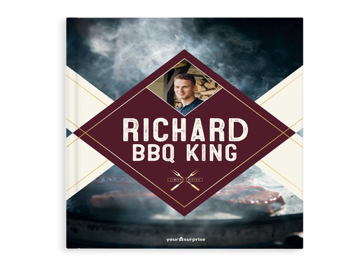 Gepersonaliseerd barbecue kookboek - BBQ King/Queen