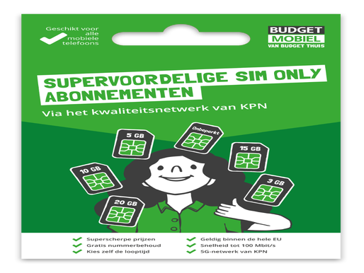 Budget Mobiel Sim Only 