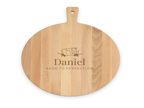 Houten serveerplank - Beuken - Rond (M)