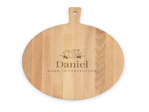 Houten serveerplank - Beuken - Rond (M)