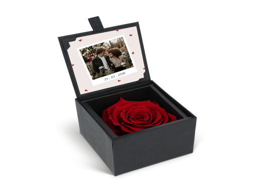 Eternal rose met foto afdruk
