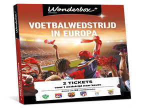 Wonderbox Voetbalwedstrijd in Europa voor 2