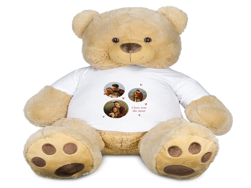 Teddybeer XXL met foto