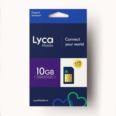 Lyca Mobiel Holland S plus SIM-pakket