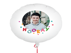Ballon met foto & tekst
