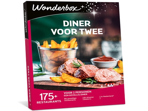 Diner voor twee  € 59,90