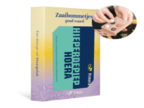 Zaaibommetjes goud waard met Hieperdepiep hoera Primera Keuze Cadeaukaart