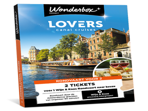 Wonderbox Lovers Wine & Cheese Canal Cruise