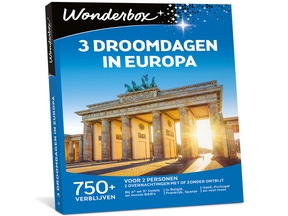 3 Droomdagen in Europa € 199,90