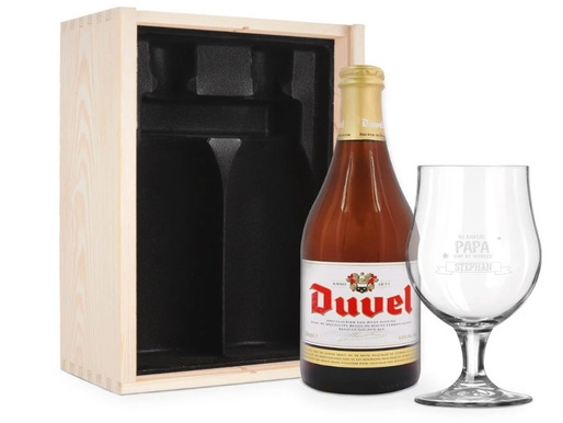 Vaderdag bierpakket met glas - Duvel