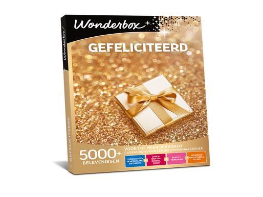 Wonderbox cadeaubon Gefeliciteerd!