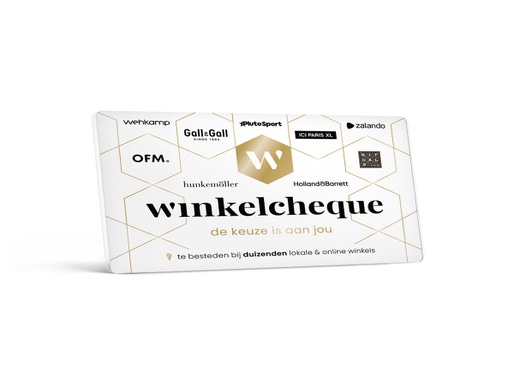 De Winkelcheque cadeaukaart